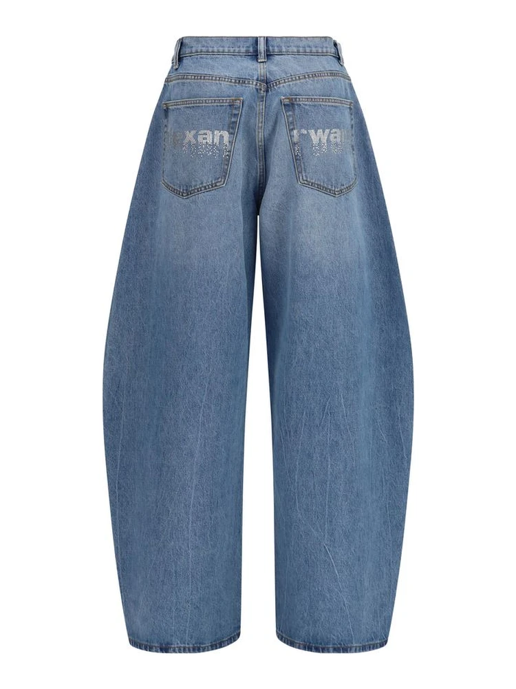 Blue Cotton Jeans Denim alternative
