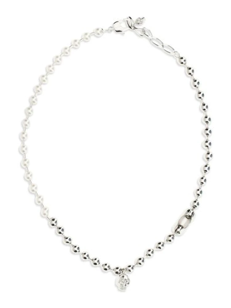 White Brass Necklace