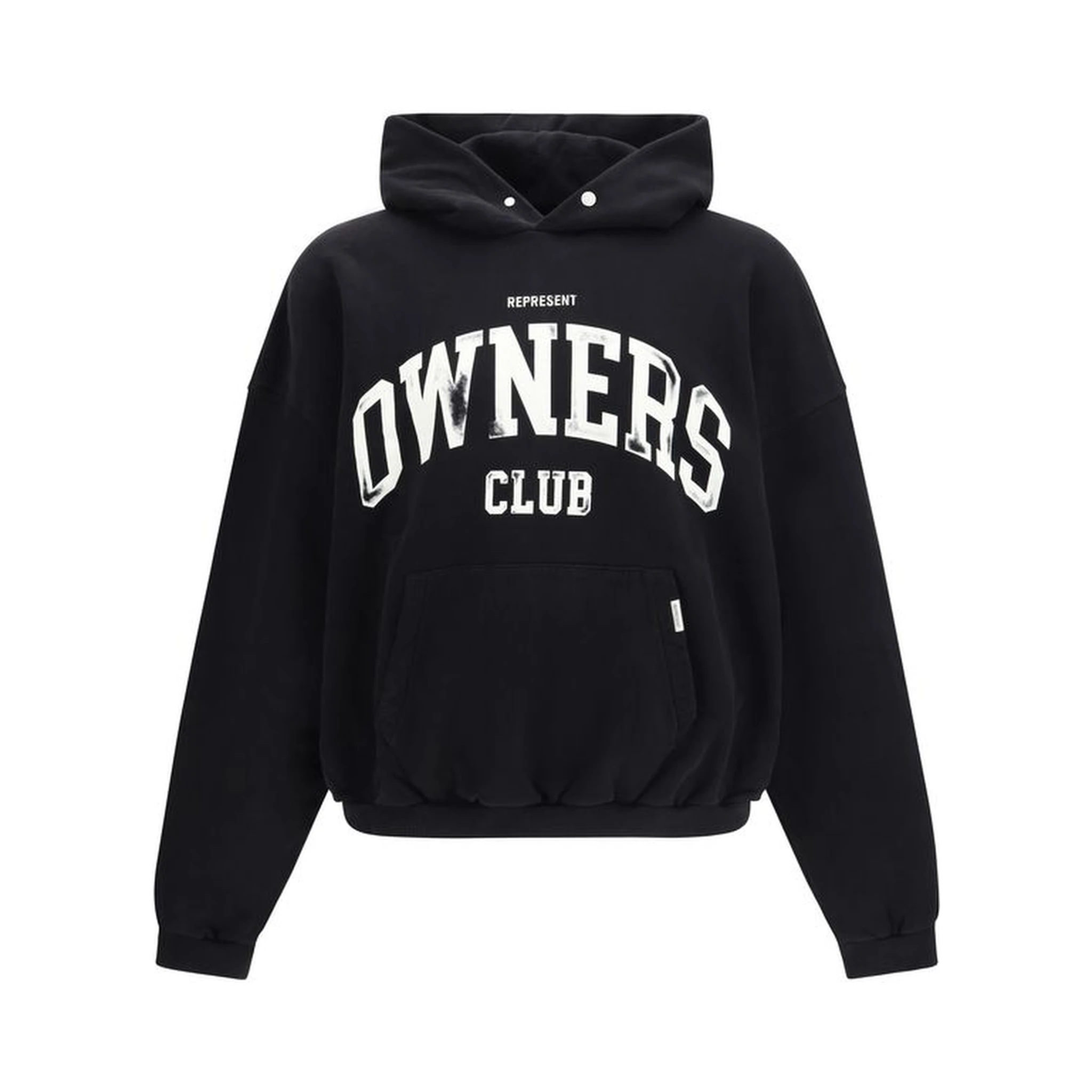 Black Cotton Sweatshirt