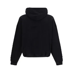 Black Cotton Sweatshirt