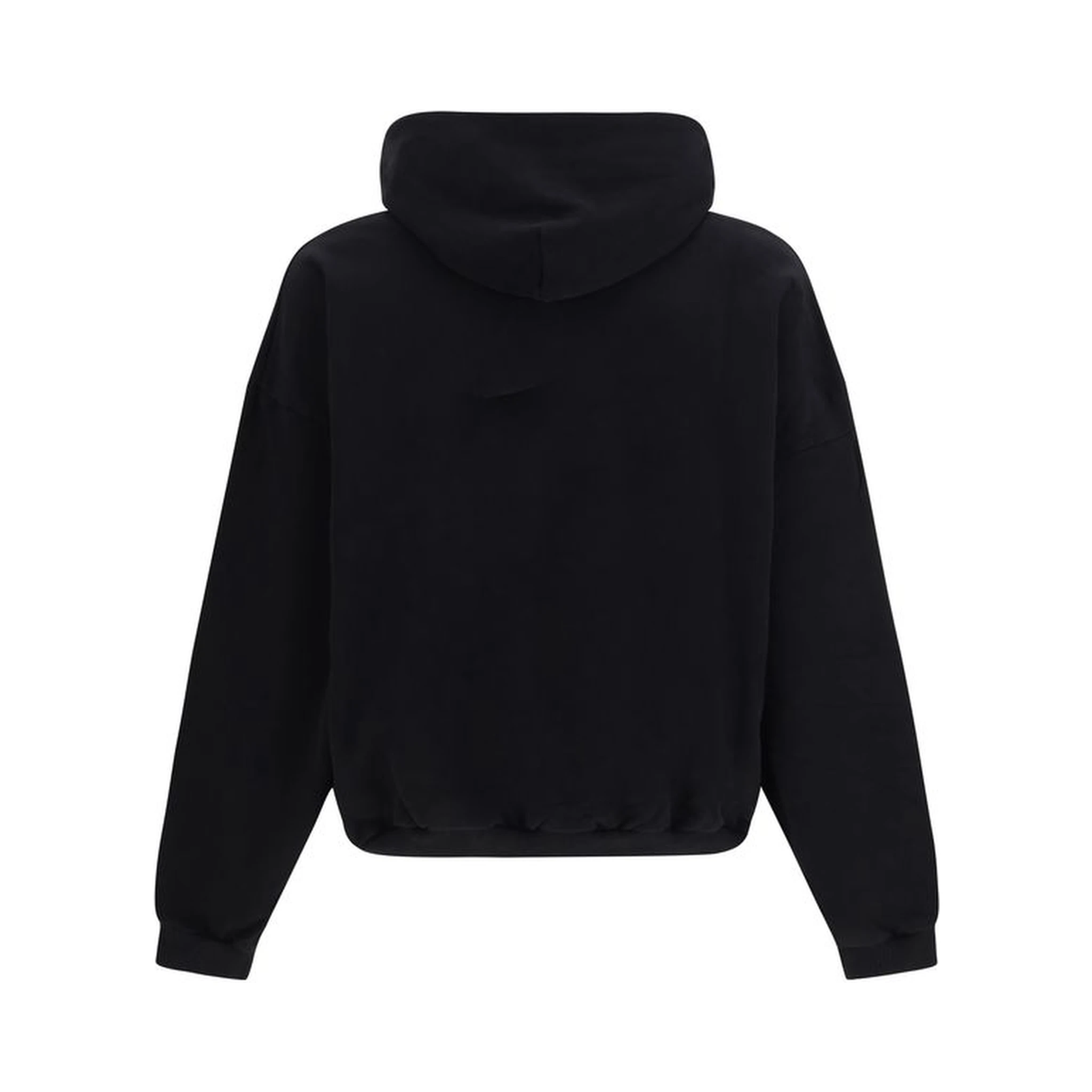 Black Cotton Sweatshirt
