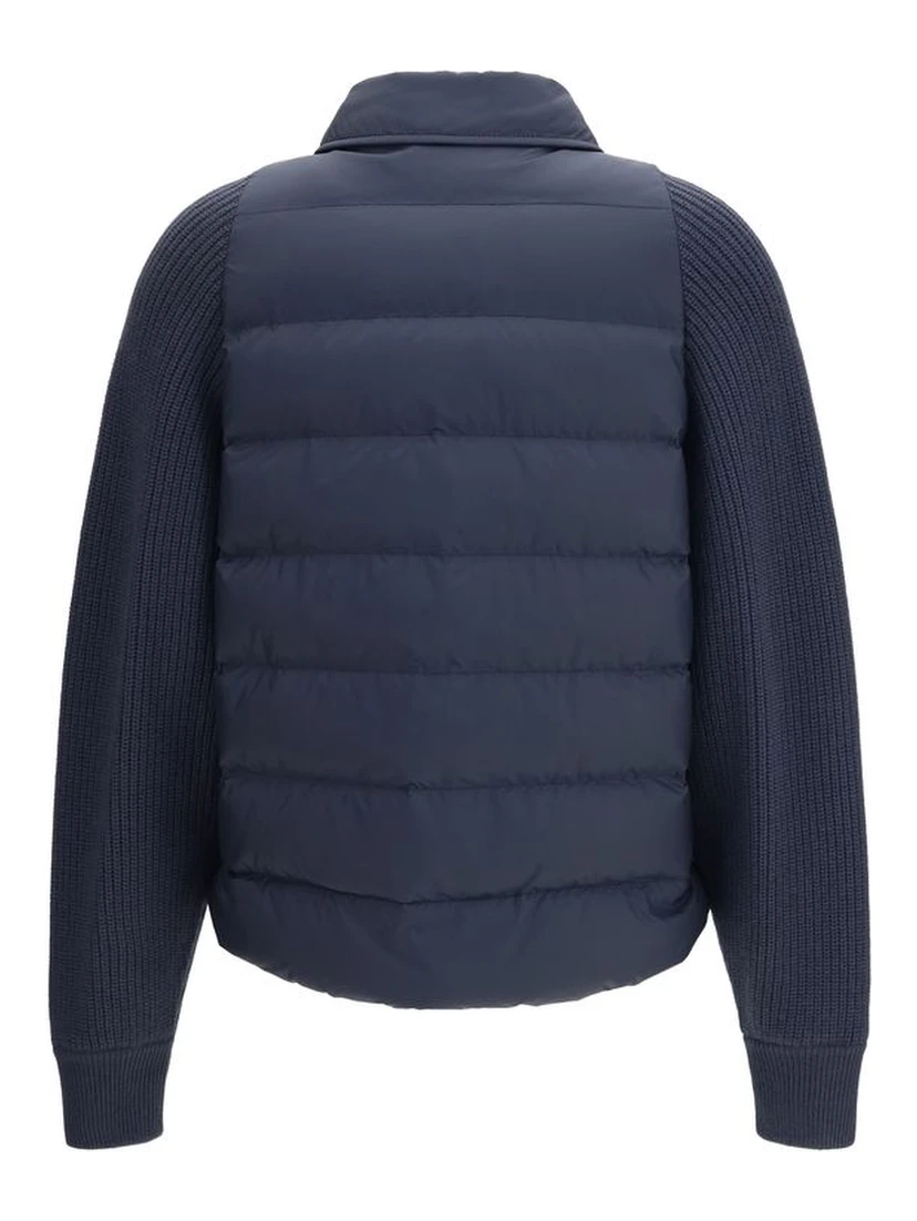 Blue Polyester Jacket