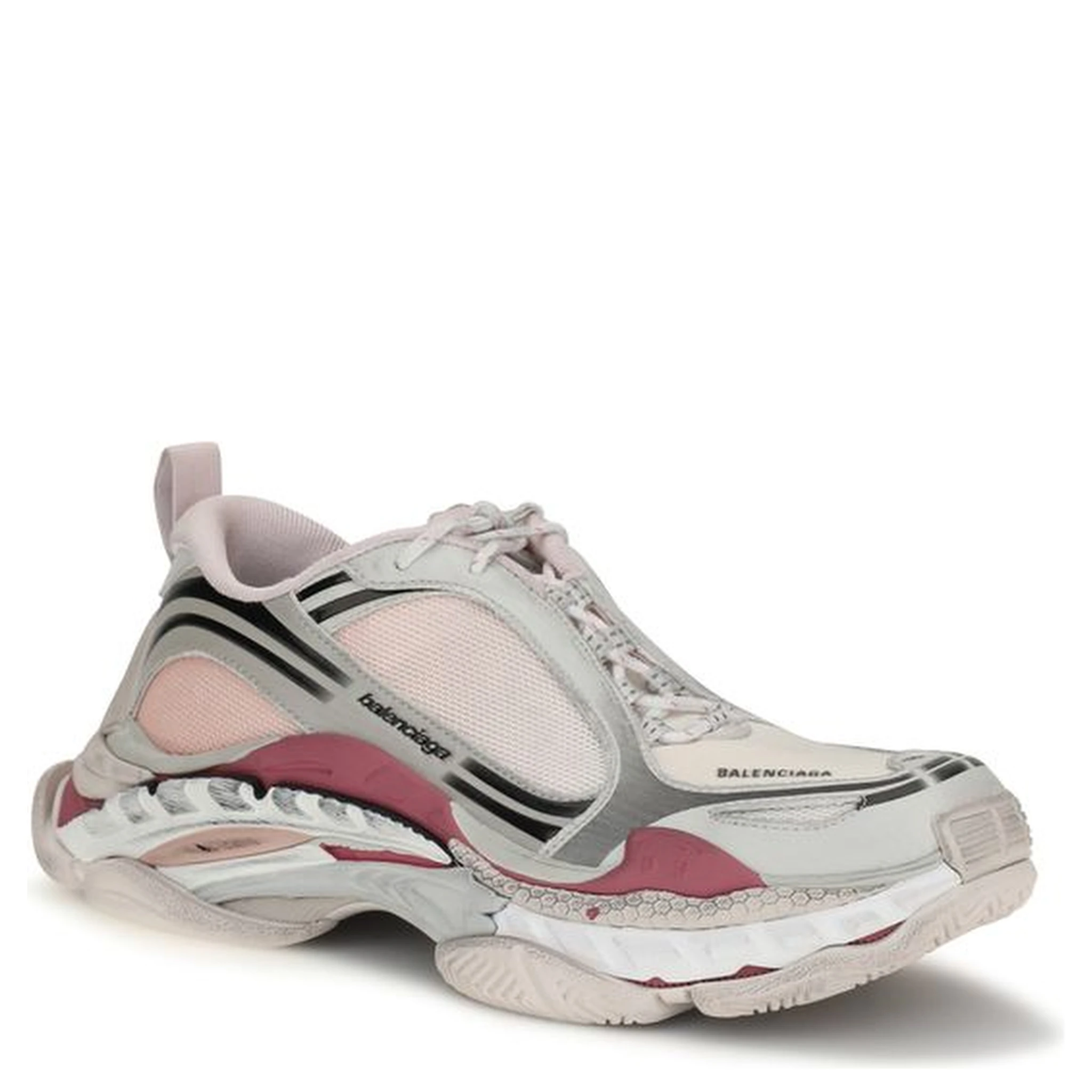 Multicolor Polyethylene Athletic Sneakers