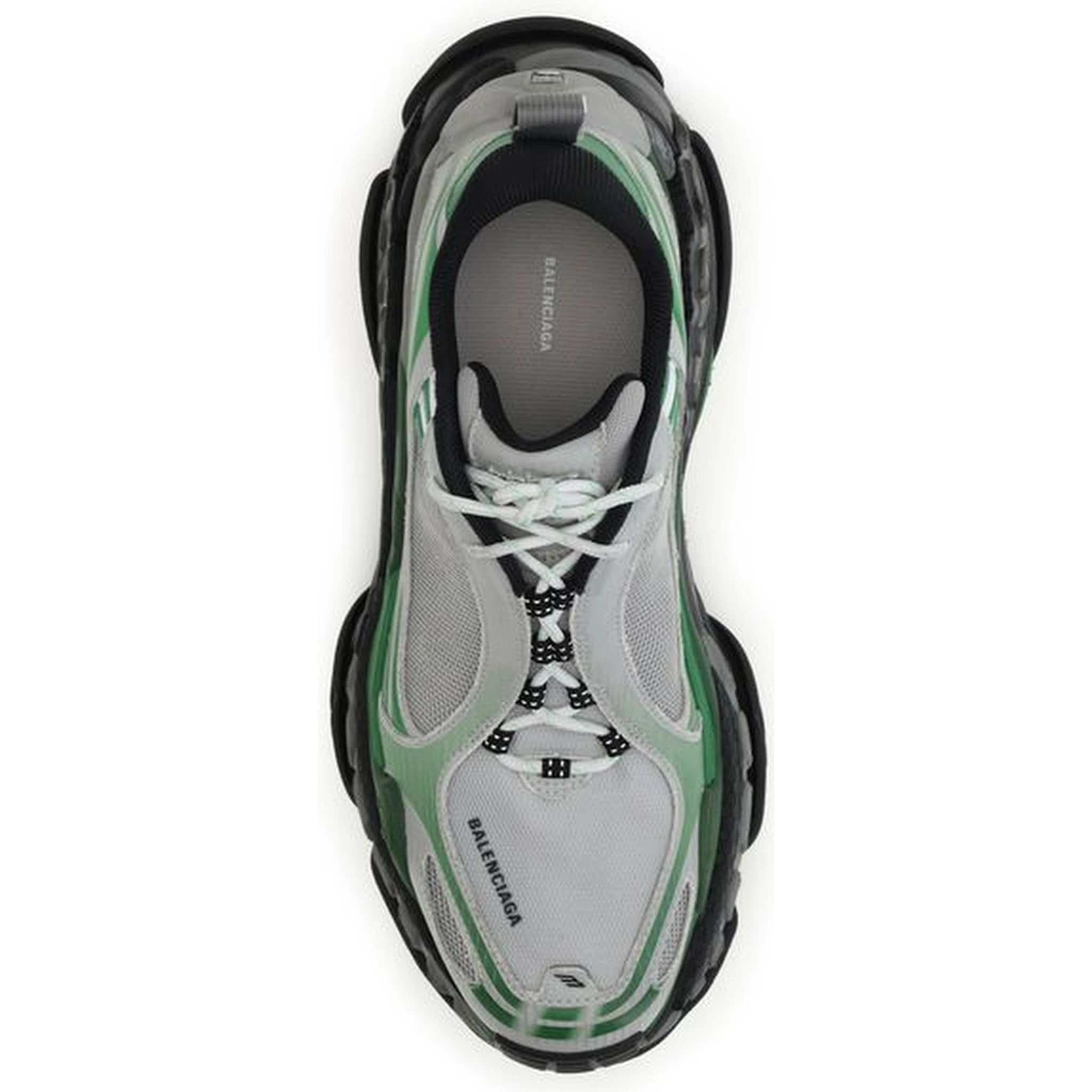 Gray Polyester Athletic Sneakers