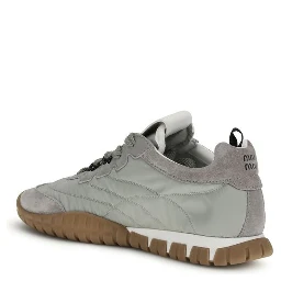 Gray Recycled Polyamide Athletic Sneakers