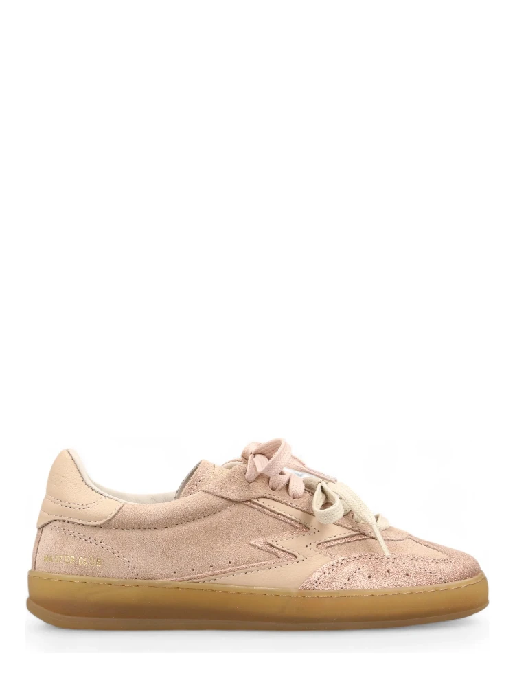 "Club" suede sneakers with glitter