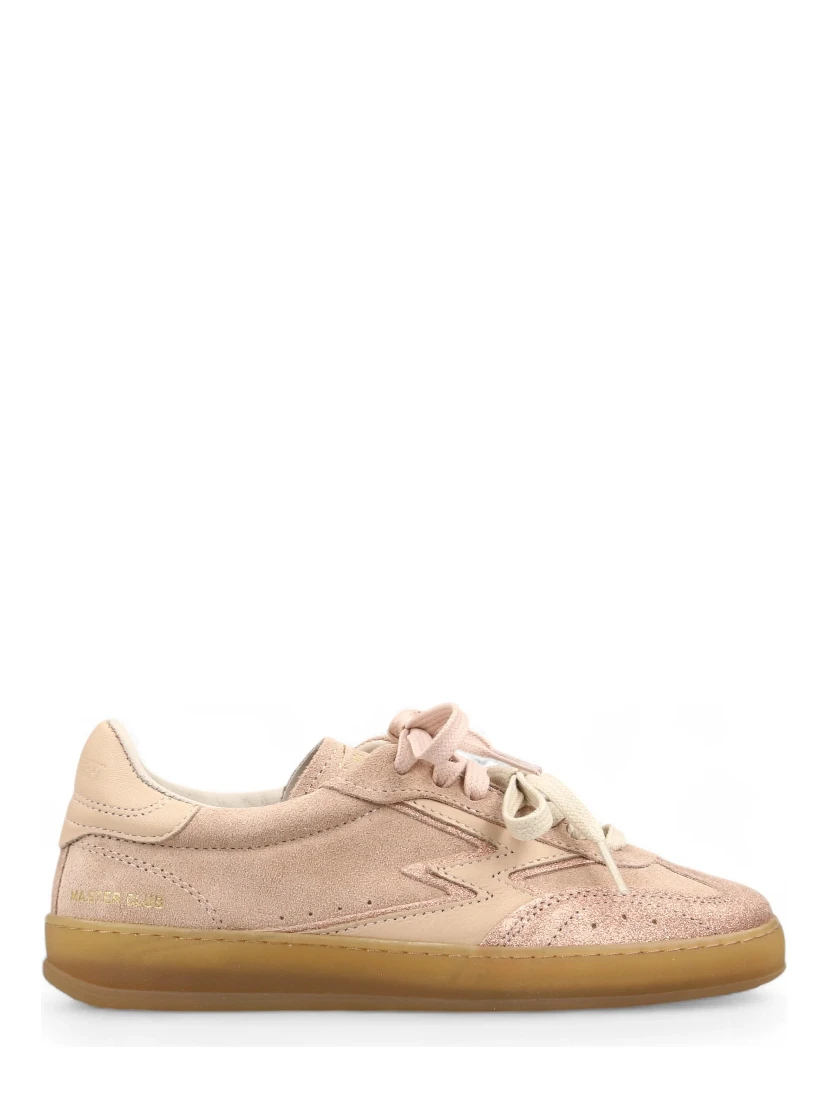 "Club" suede sneakers with glitter