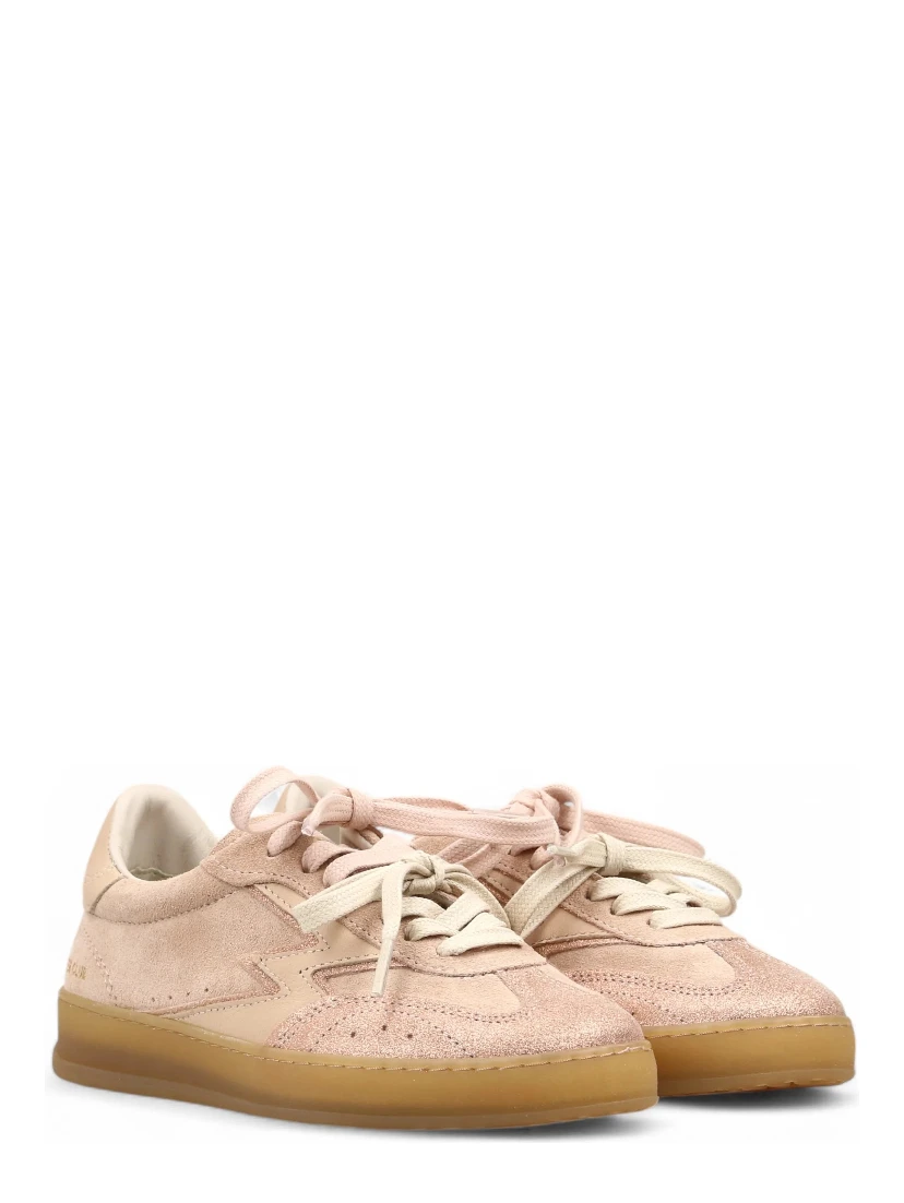 "Club" suede sneakers with glitter
