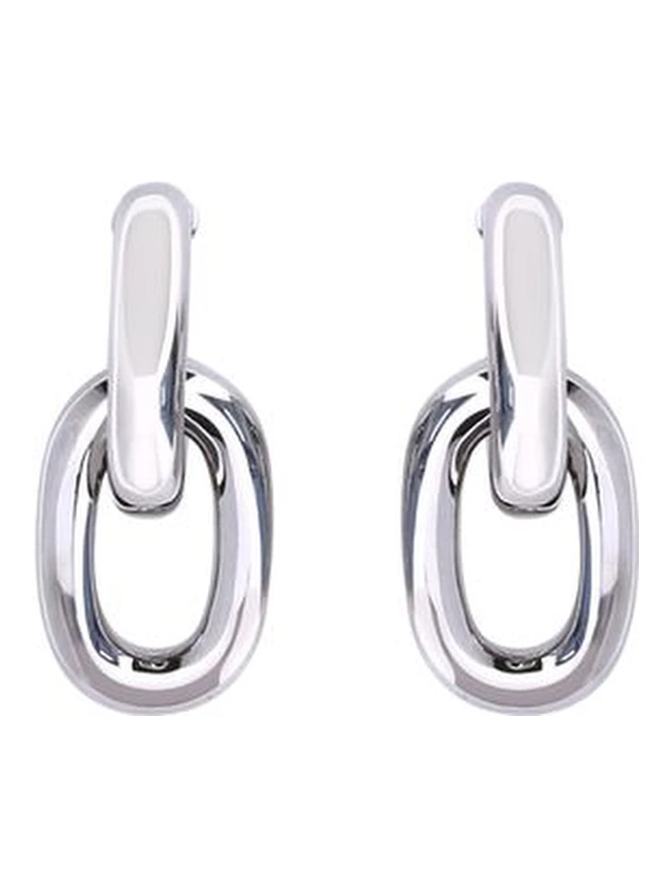 Silver Resin Earrings