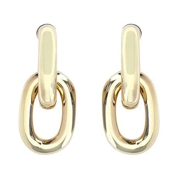 Gold Resin Earrings