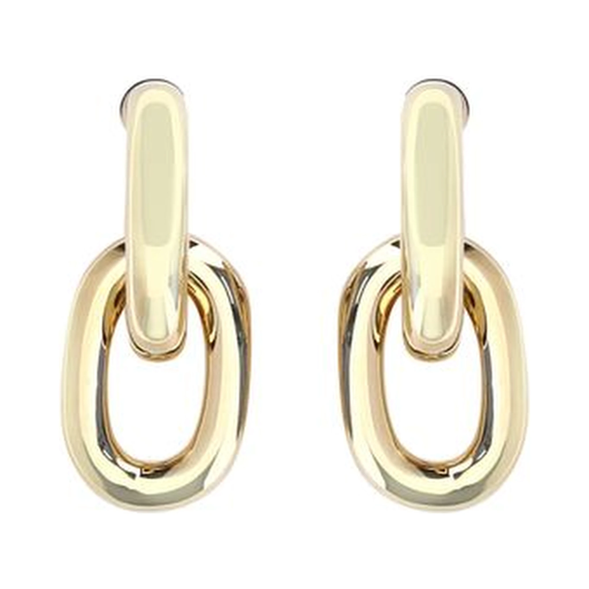 Gold Resin Earrings