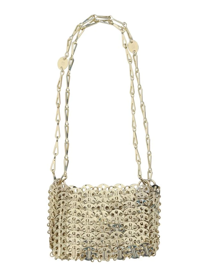 Bicolor Brass Shoulder Bag