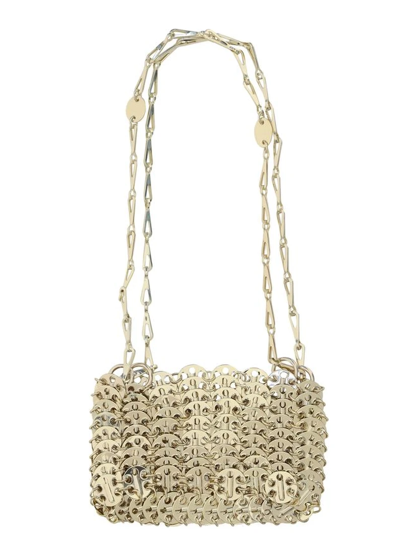 Bicolor Brass Shoulder Bag
