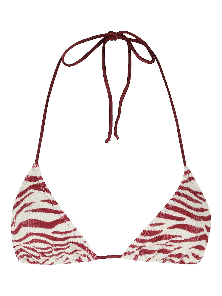 CRINKLE FULLY ADJUSTABLE TRIANGLE BIKINI