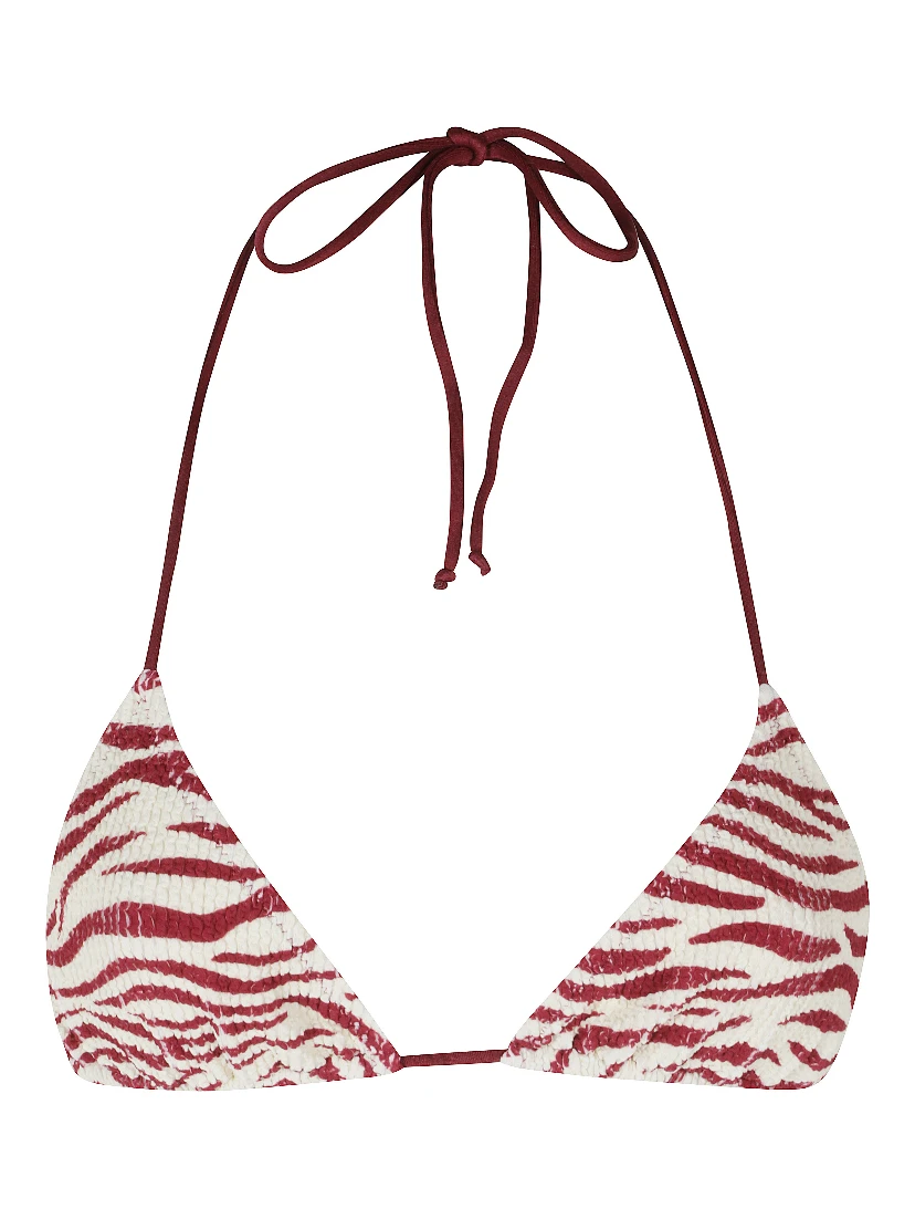 CRINKLE FULLY ADJUSTABLE TRIANGLE BIKINI