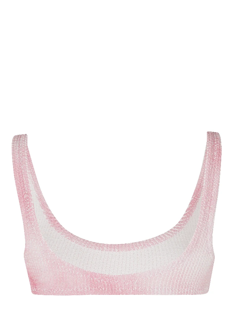 PRINTED CRINKLE BRALETTE BIKINI TOP alternative