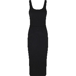 RIB MIDI DRESS