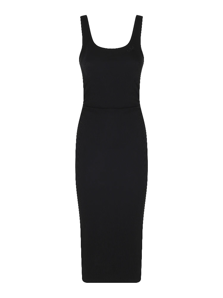 RIB MIDI DRESS