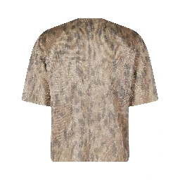 PRINTED METALLIC TSHIRT