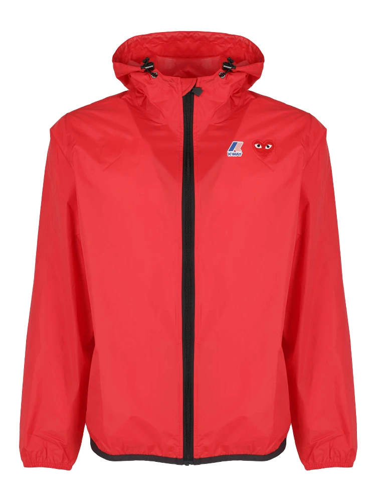 KWAY FULL ZIP JACKET RED EMBLEM