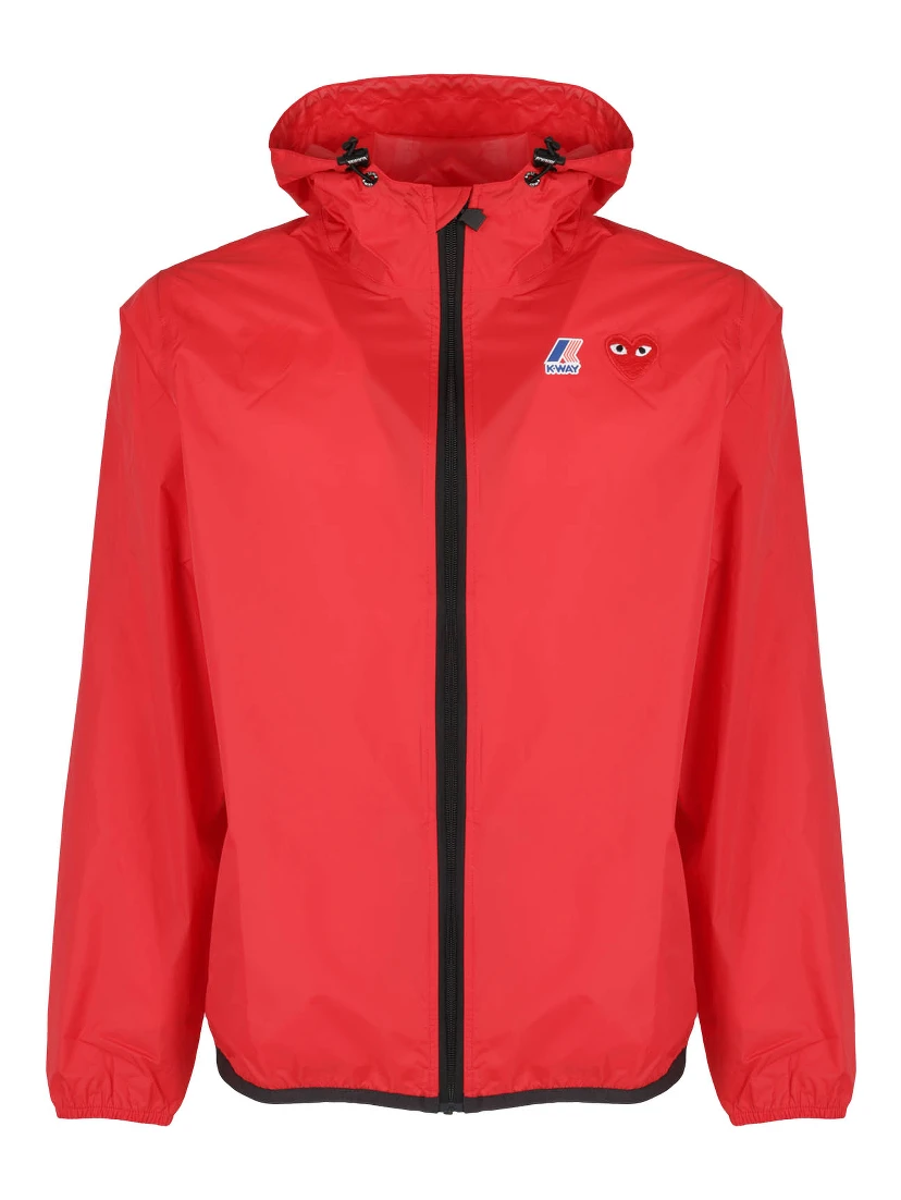 KWAY FULL ZIP JACKET RED EMBLEM