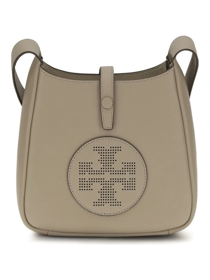 Beige Calf Leather Bos Taurus Shoulder Bag