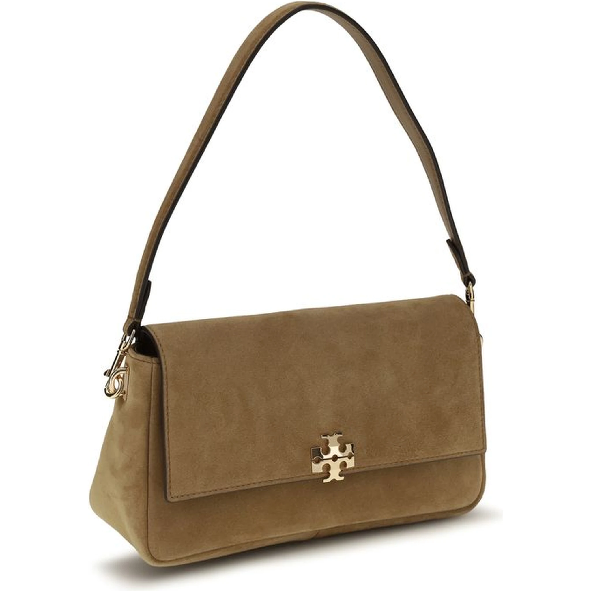 Beige Leather Shoulder Bag