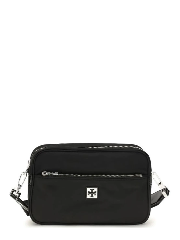 Black Polyamide Shoulder Bag