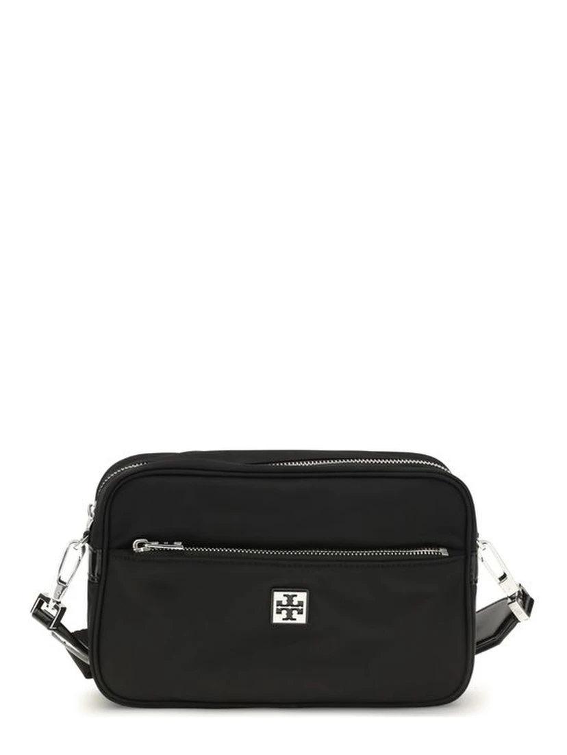 Black Polyamide Shoulder Bag