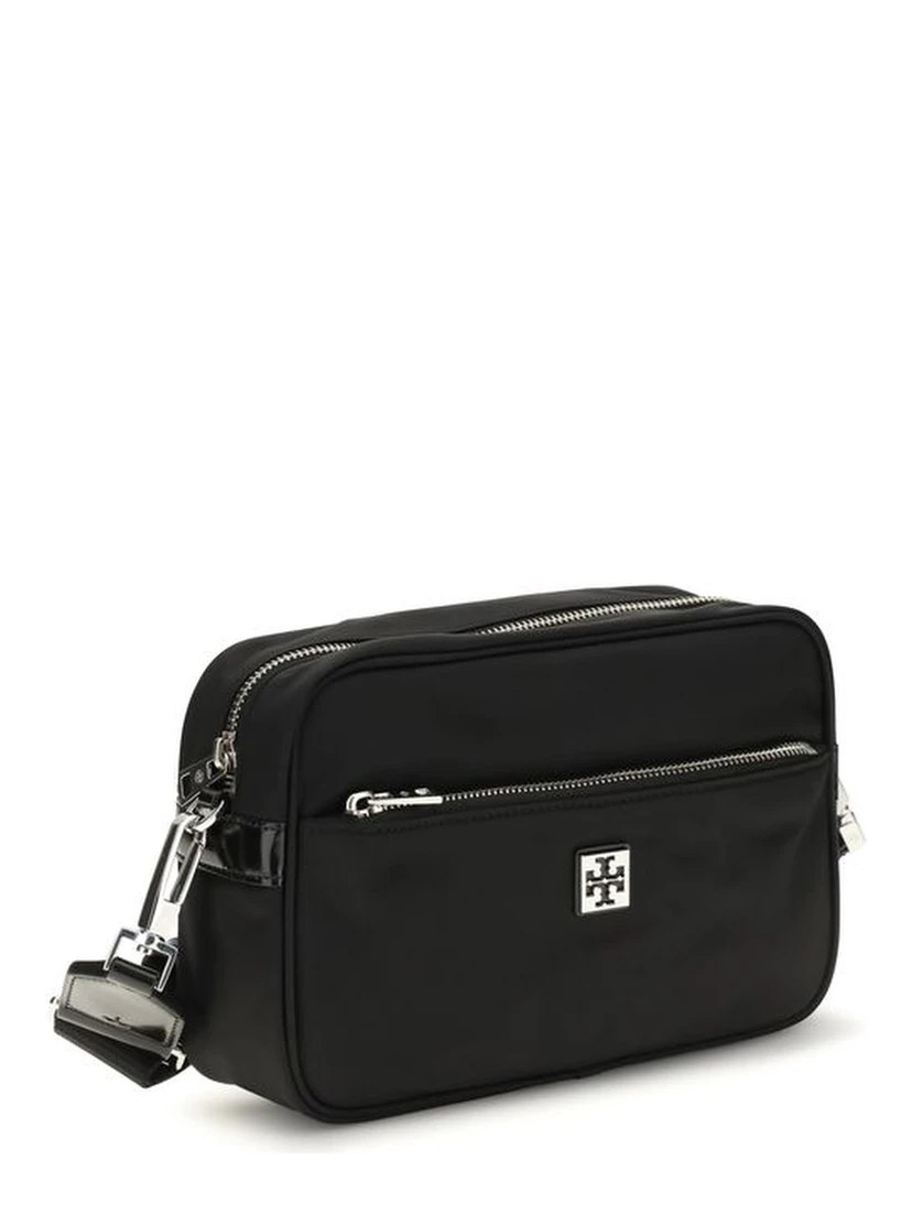 Black Polyamide Shoulder Bag