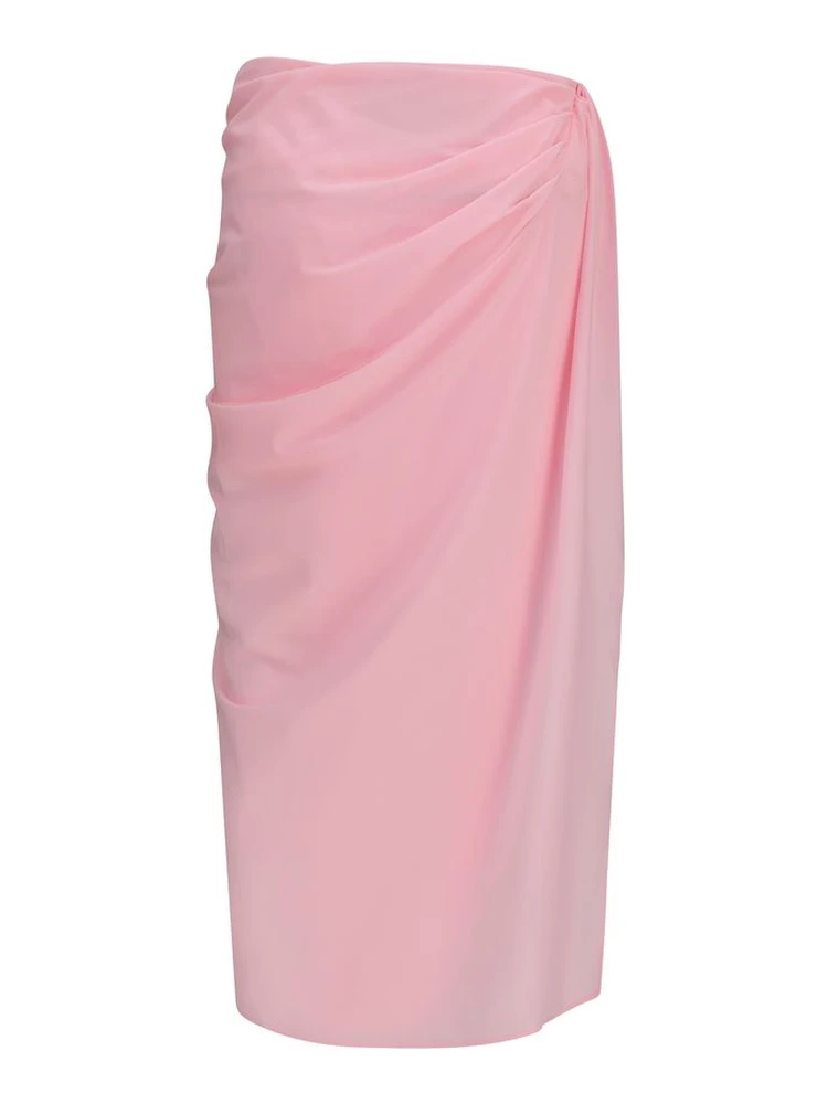 Multicolor Polyester Midi Skirt alternative