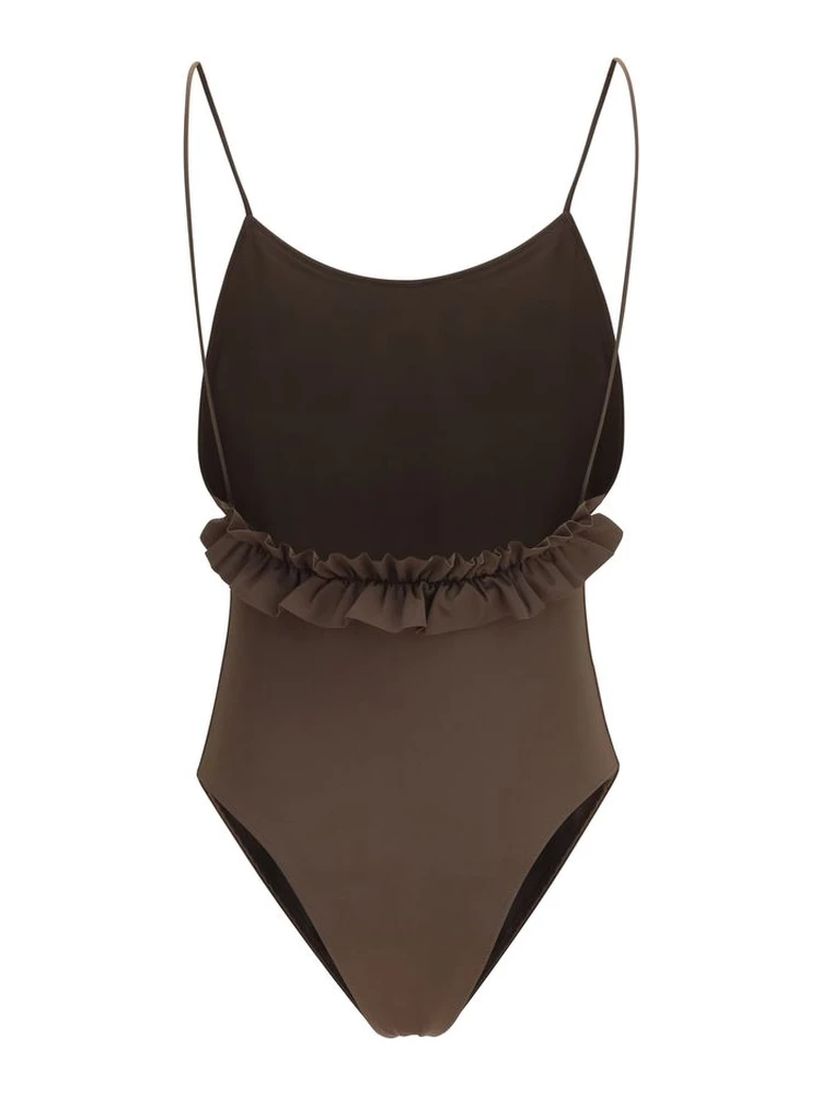 Brown Polyamide One-Piece Swimsuit alternative