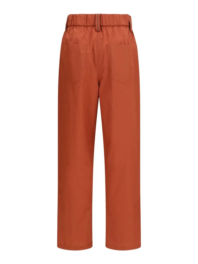 Orange Cotton Casual Pants alternative