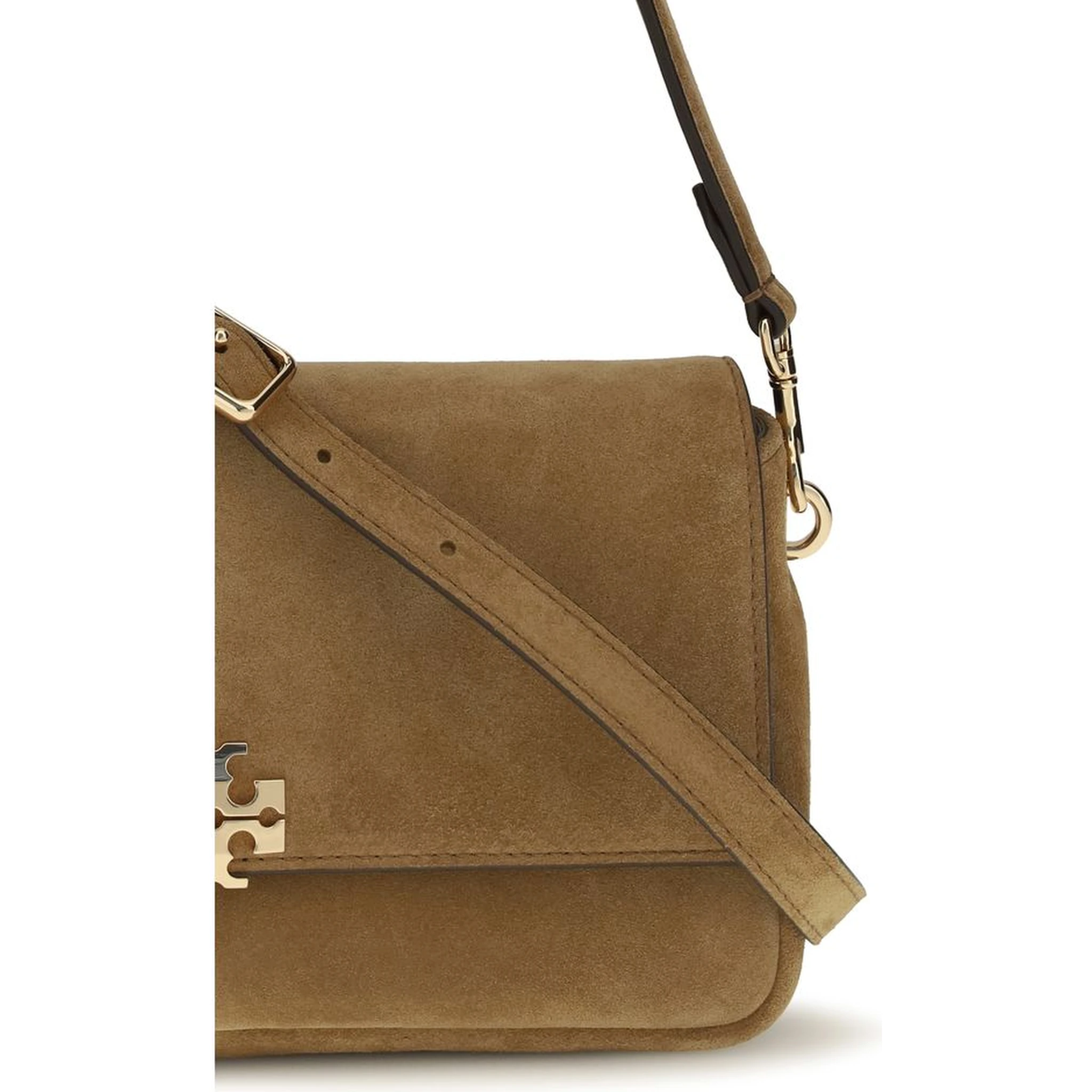 Beige Leather Shoulder Bag