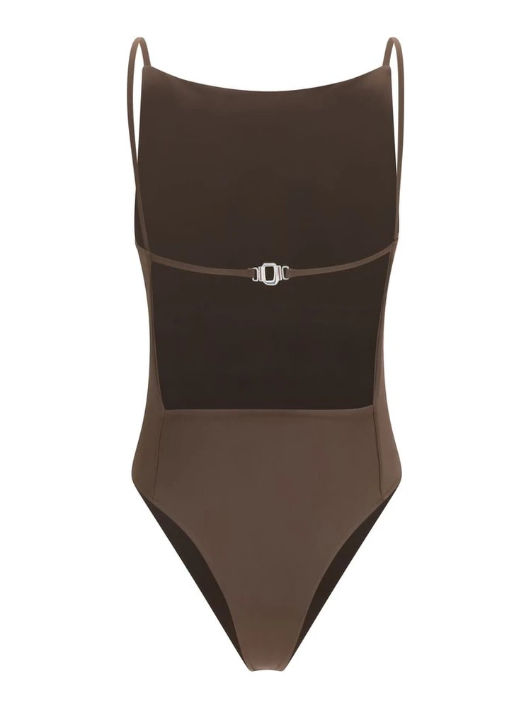 Brown Polyamide One-Piece Swimsuit alternative