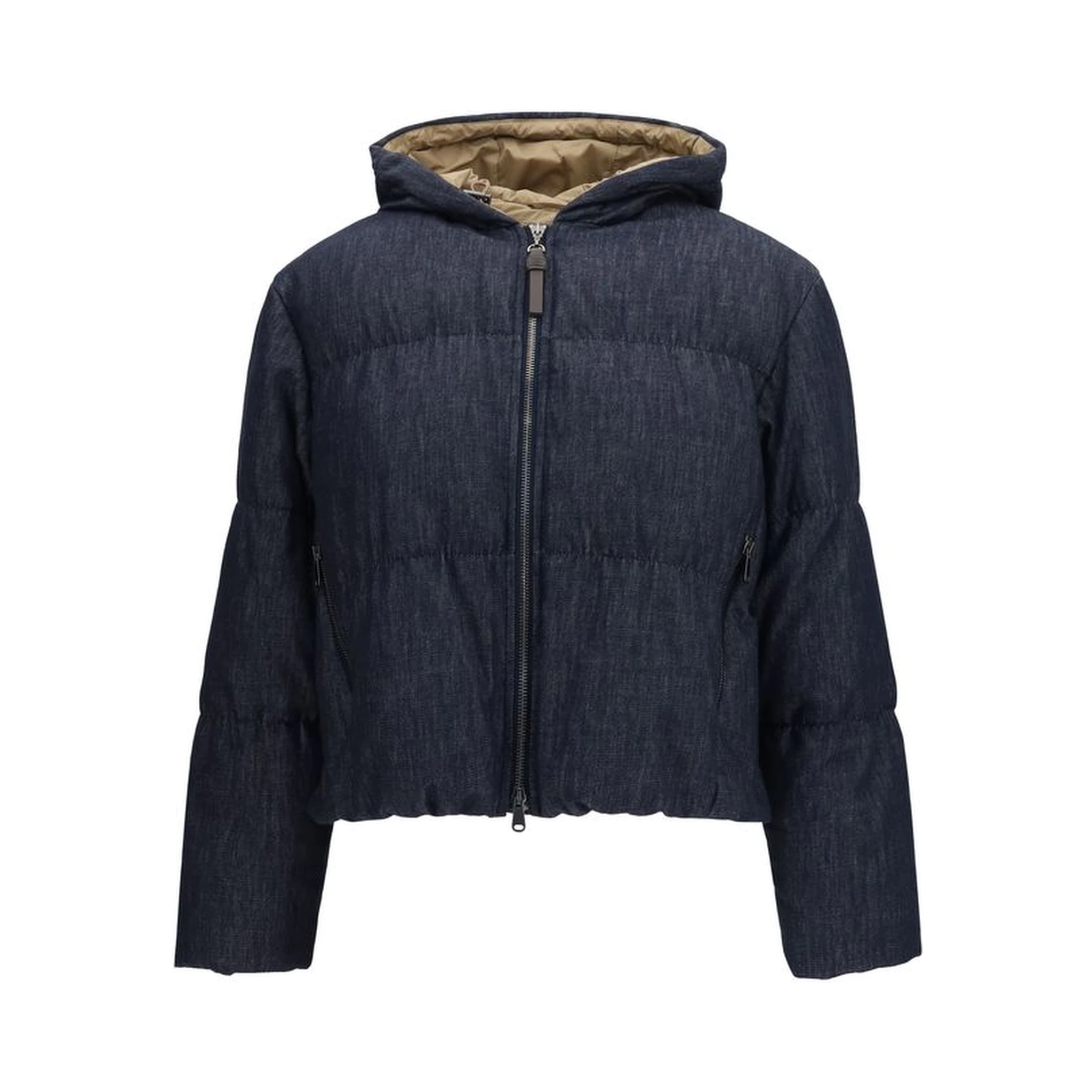 Blue Cotton Shell Jacket