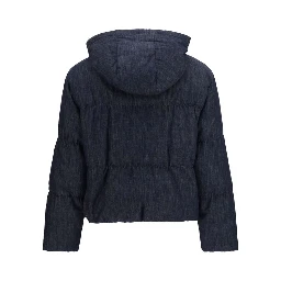 Blue Cotton Shell Jacket