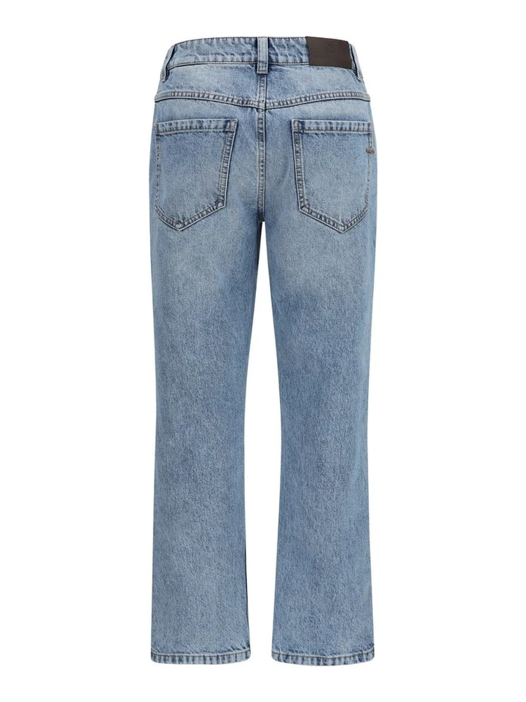 Blue Cotton Straight-Leg Jeans alternative