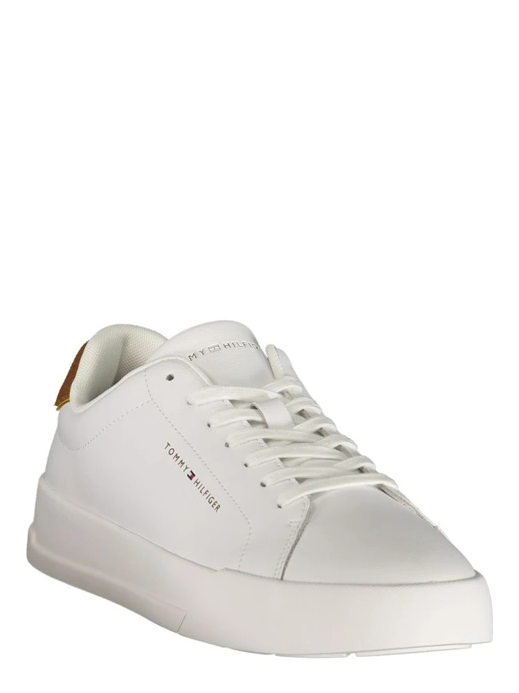 White Polyester Athletic Sneakers alternative