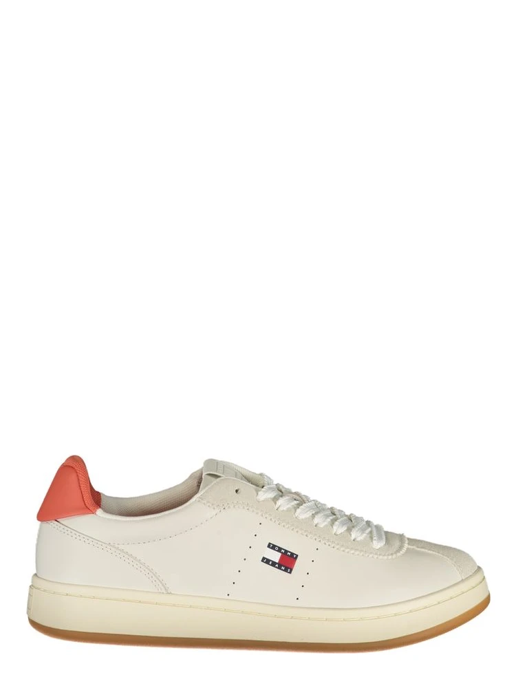 Beige Polyester Athletic Sneakers