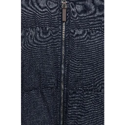 Blue Cotton Shell Jacket