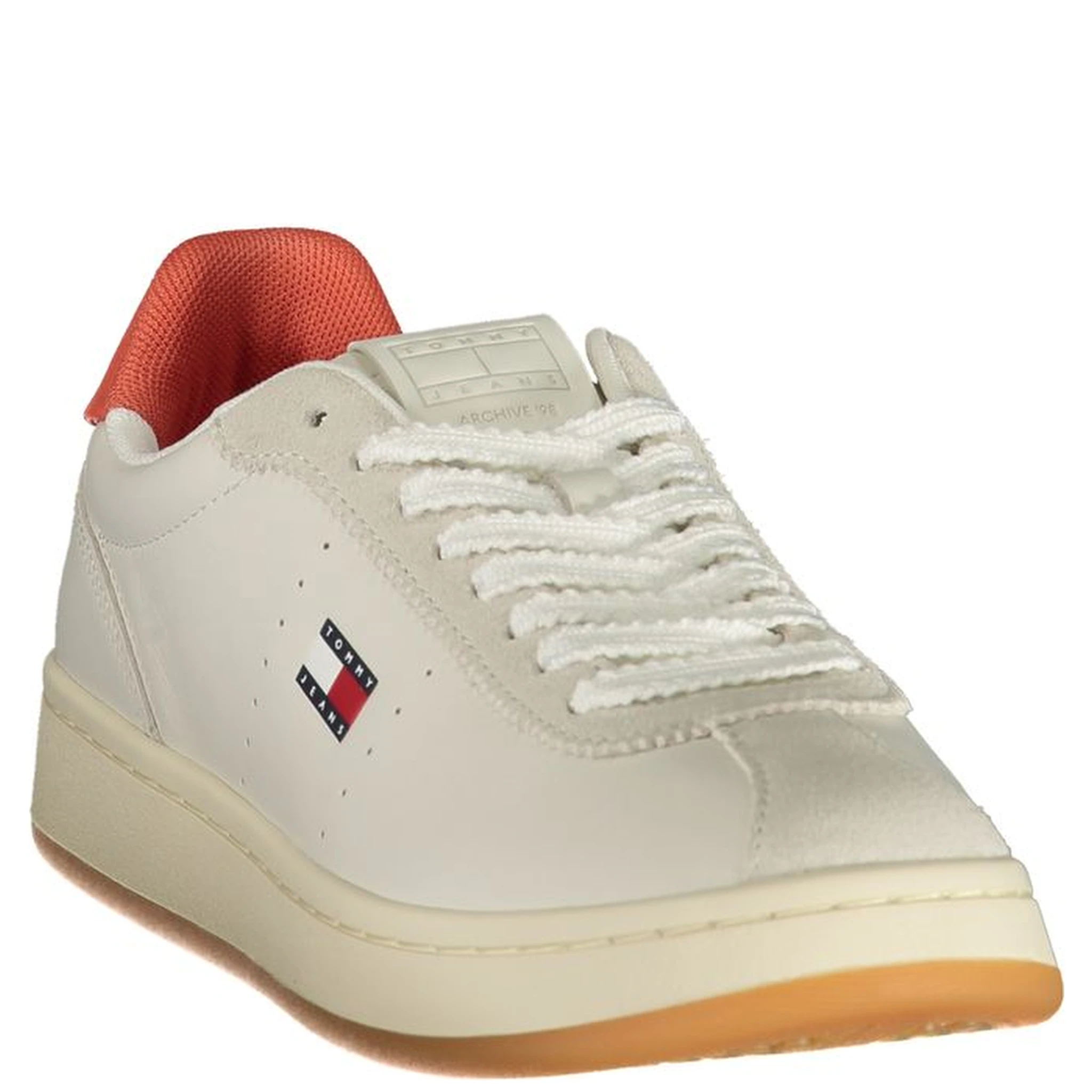 Beige Polyester Athletic Sneakers