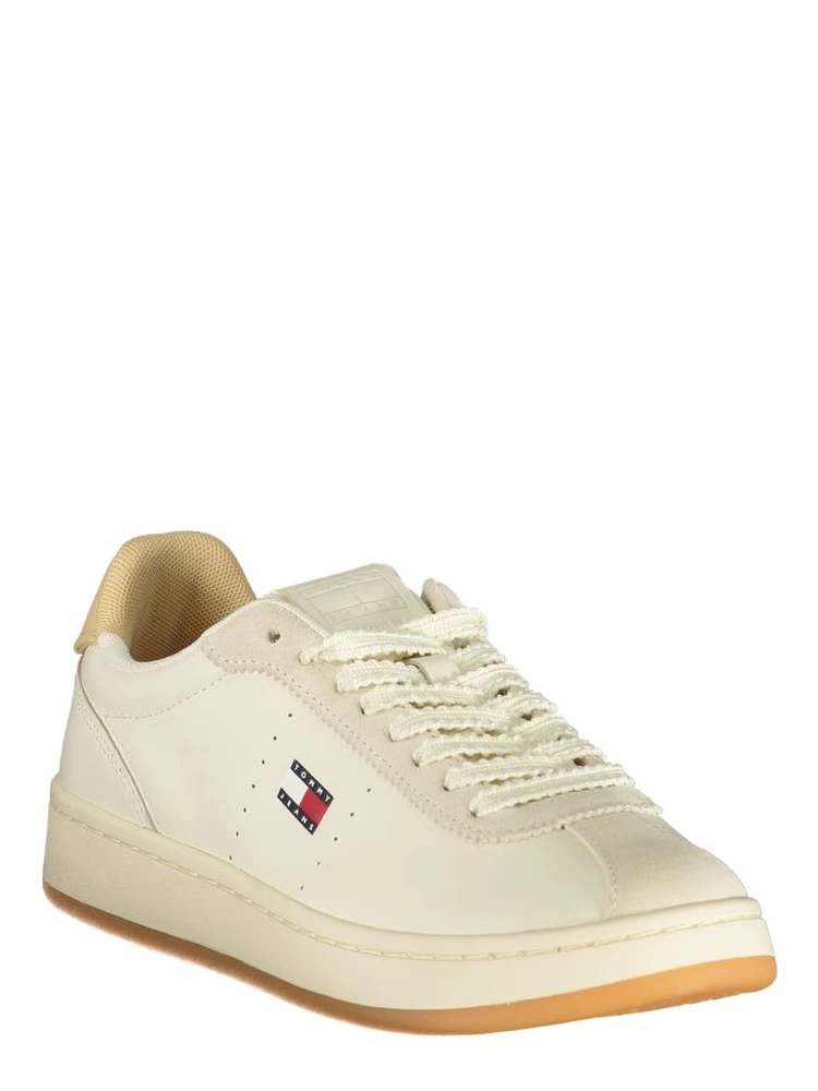 Beige Polyurethane Womens Sneaker alternative