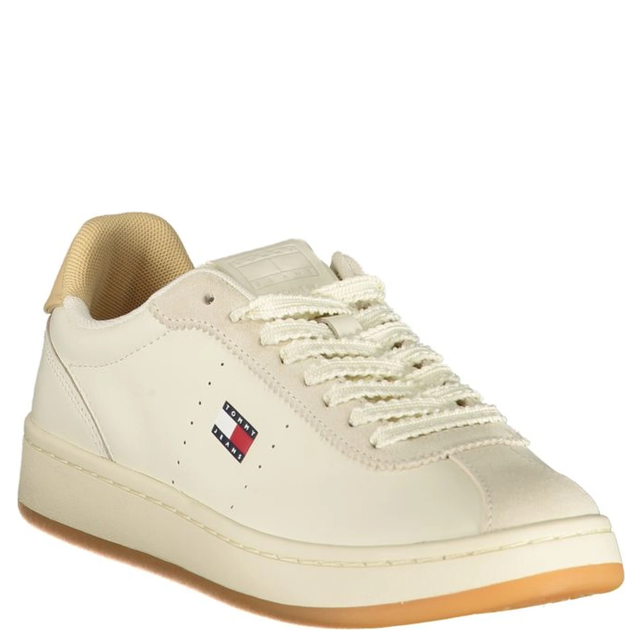 Beige Polyurethane Womens Sneaker