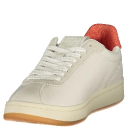 Beige Polyester Athletic Sneakers