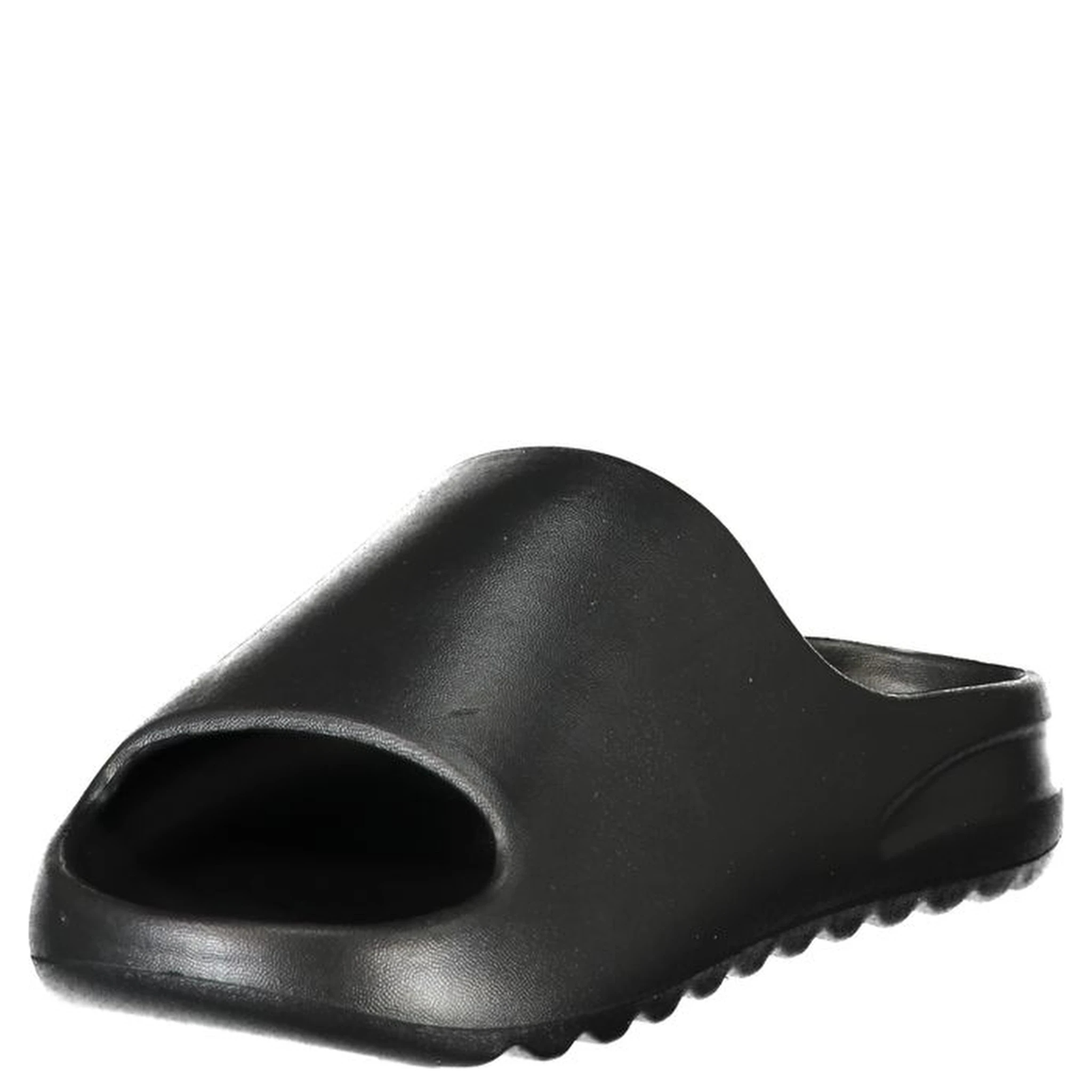 Black Polyurethane Women's Slipper