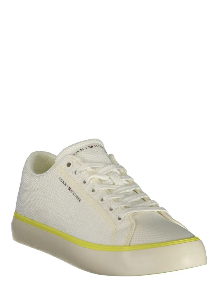 White Polyester Men Sneaker alternative