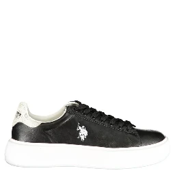 Black Polyurethane Women's Sneaker