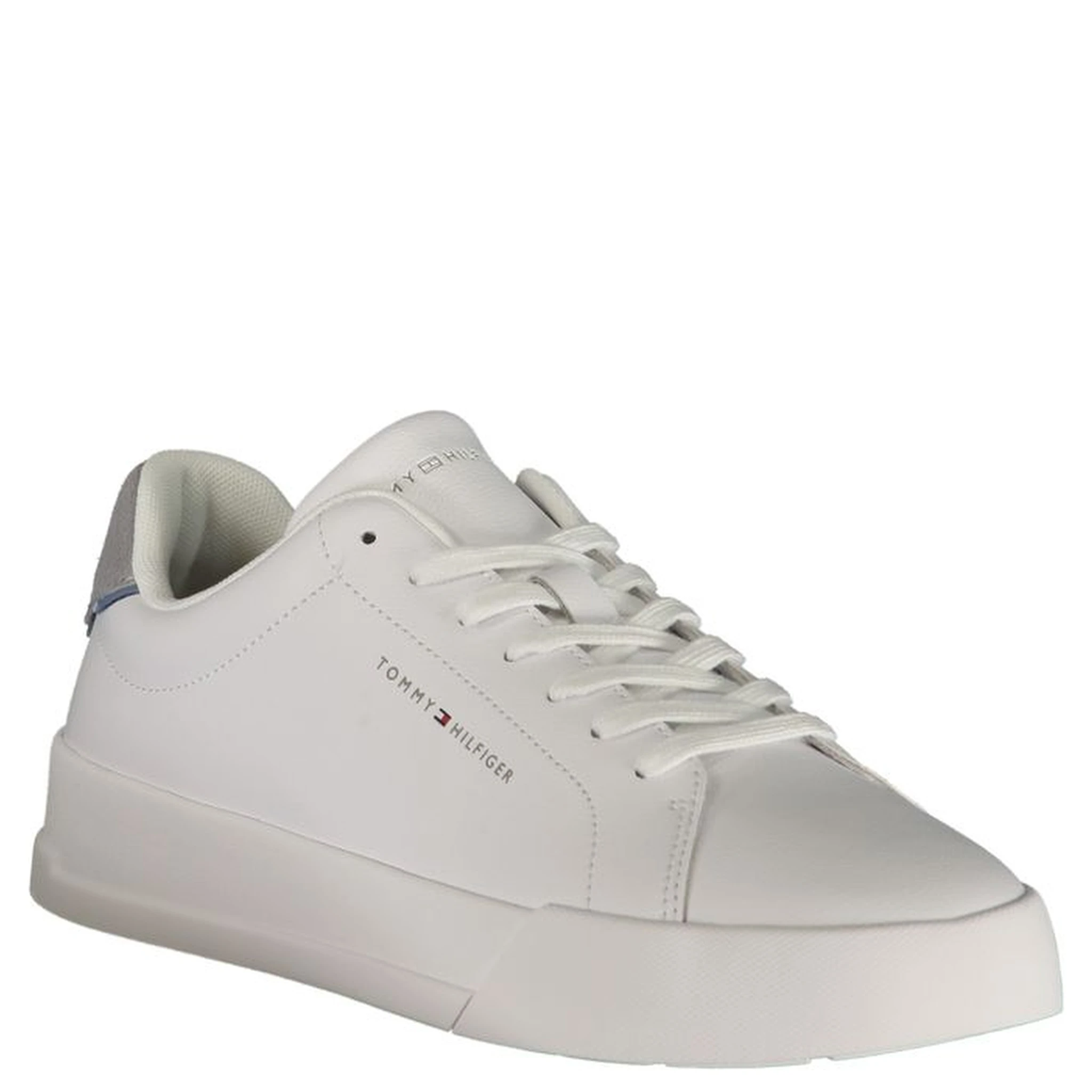 White Polyurethane Men's Sneaker