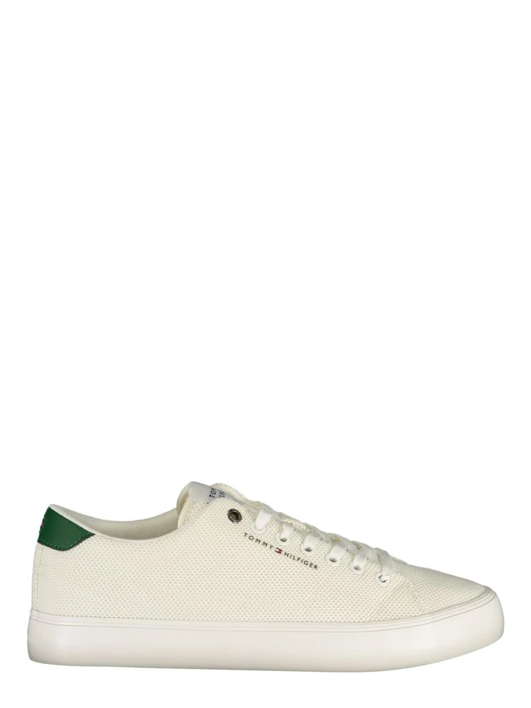 Bianco Polyester Men's Sneaker